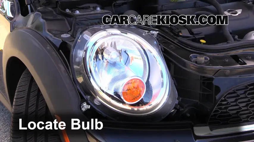 2012 Mini Cooper S 1.6L 4 Cyl. Turbo Hatchback Lights Turn Signal - Front (replace bulb)